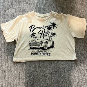 Kids Beverly Hills cropped shirt size small
